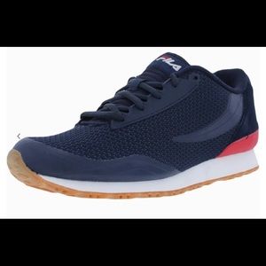 SOLD Fila Mens Highland Navy Comfort Low Top Sneakers